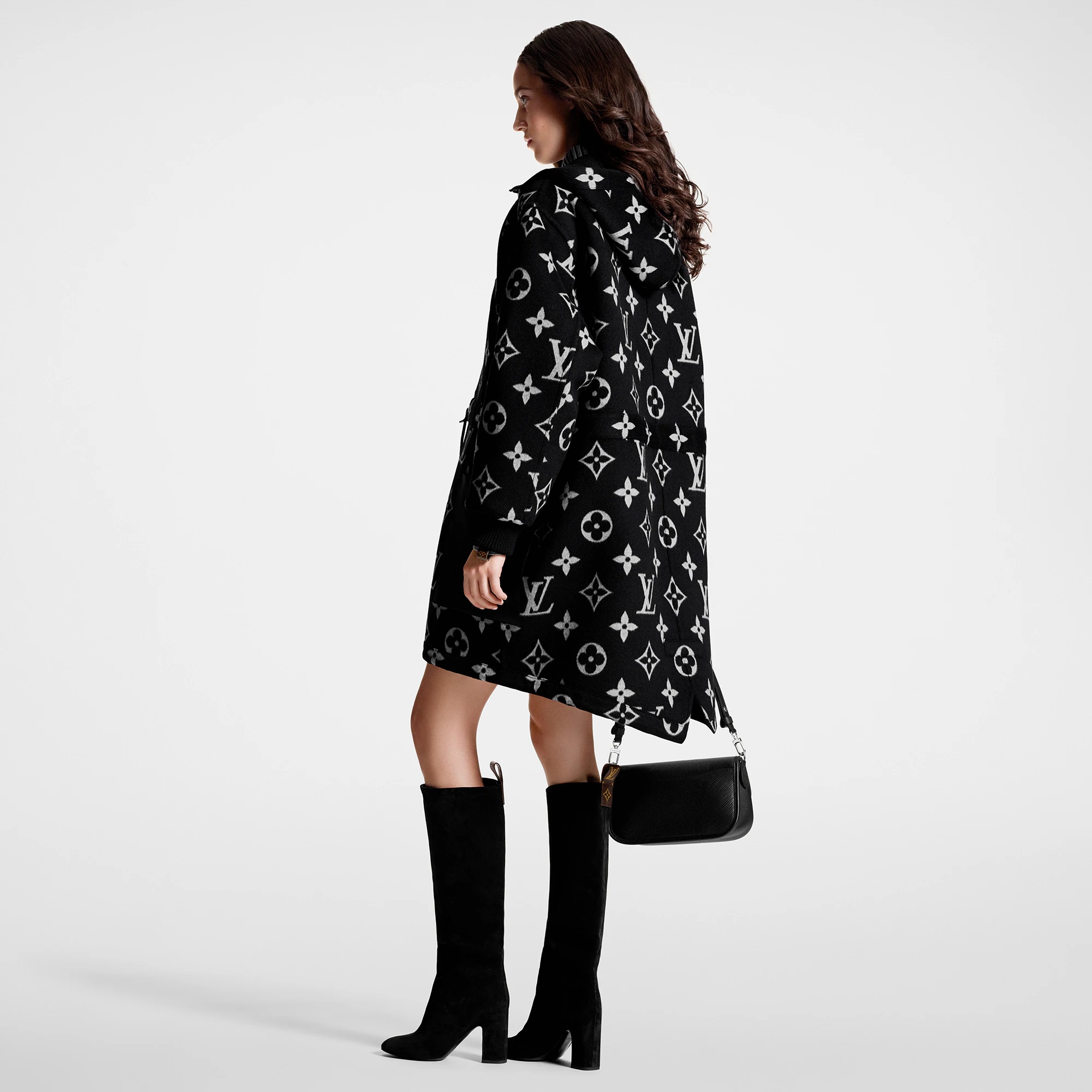 Reversible Monogram Jacquard Coat - 3