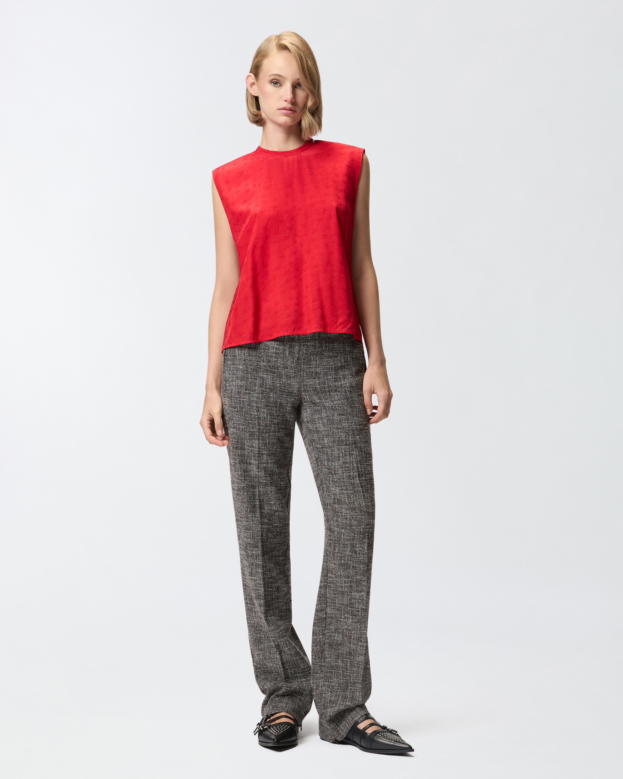 VISCOSE JACQUARD TOP - 3