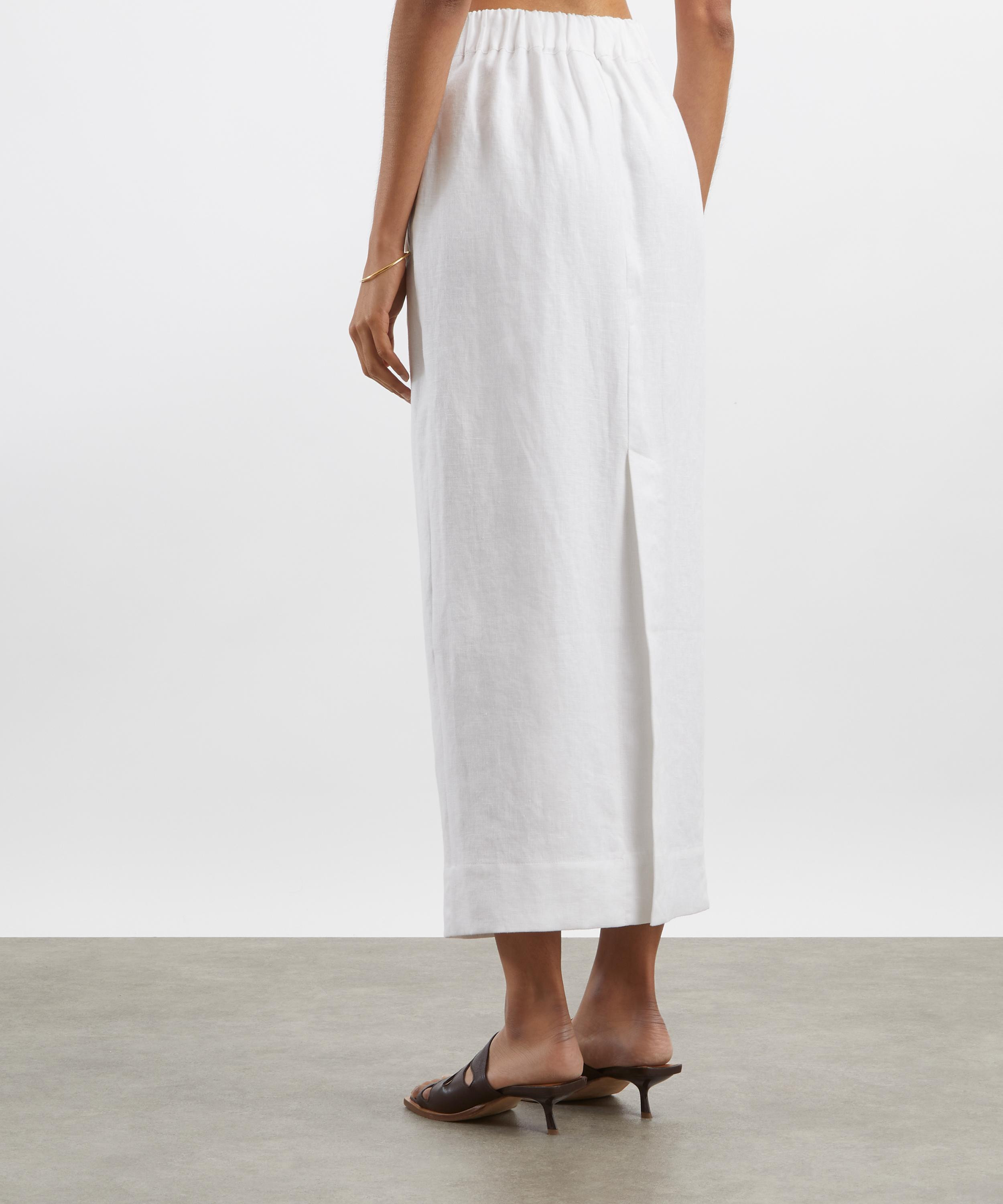 Emma Linen Pencil Skirt - 4