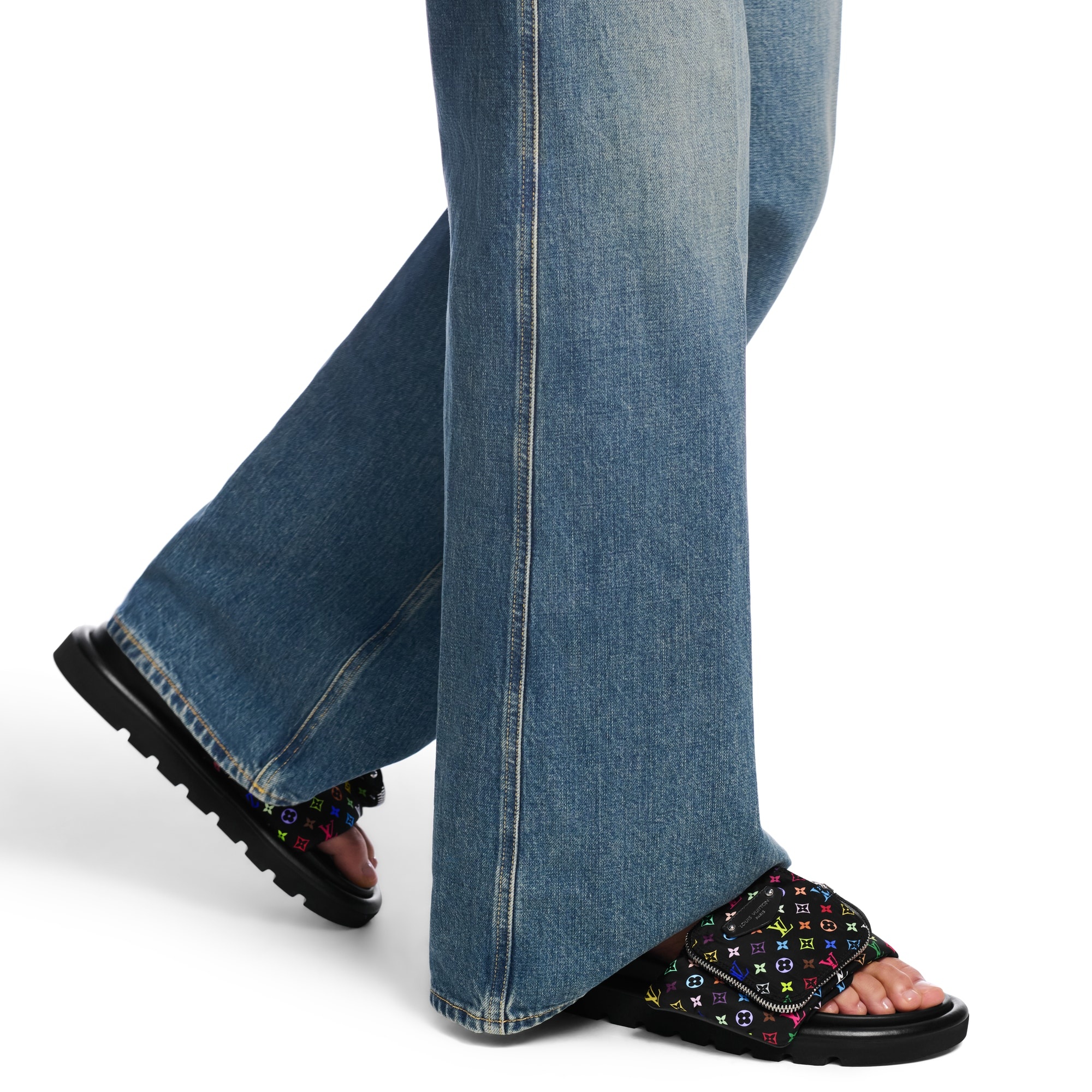 Louis Vuitton LV x TM Pool Pillow Flat Comfort Mule | REVERSIBLE