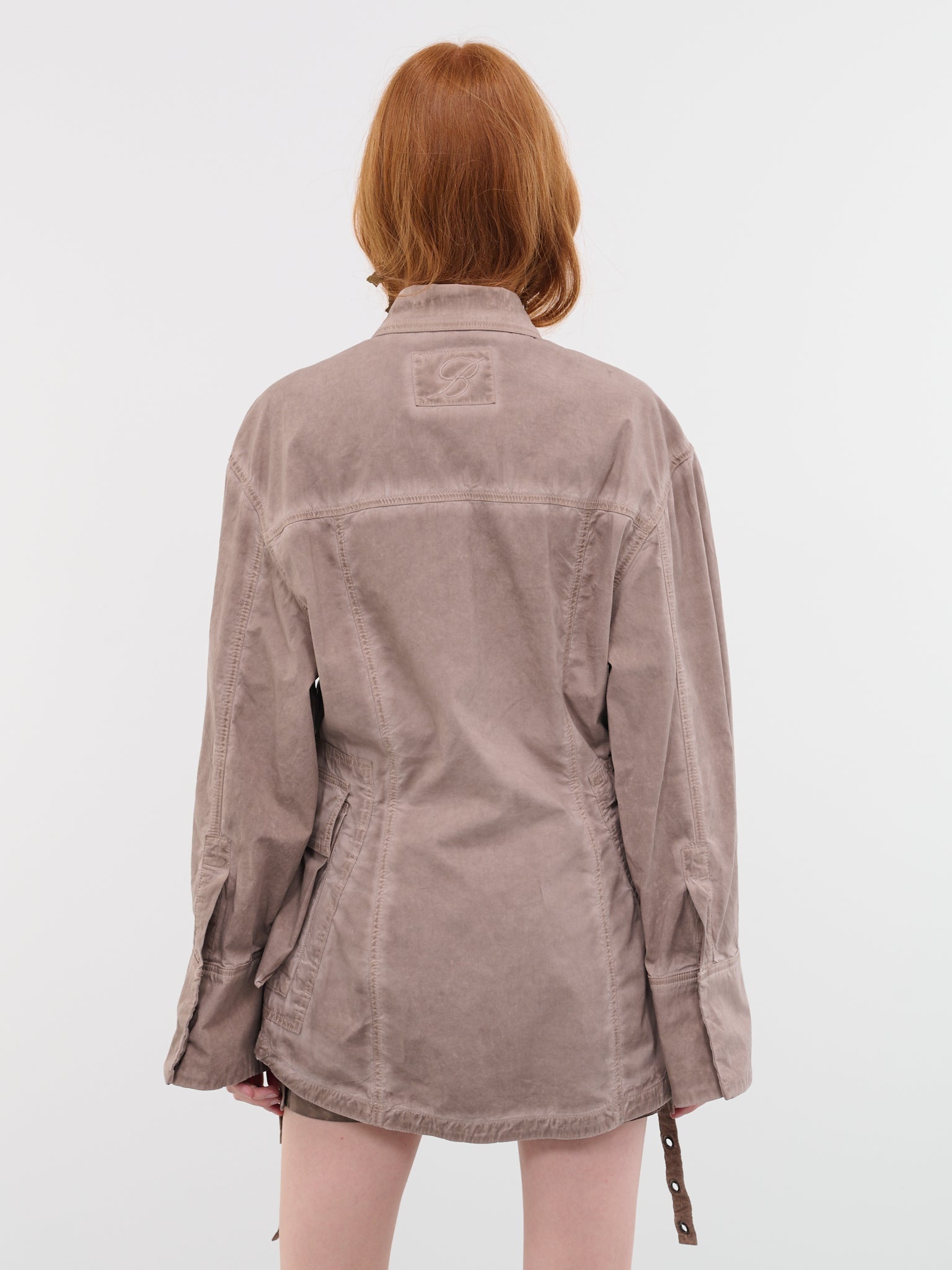 Over-Dyed Shirt Dress - 3