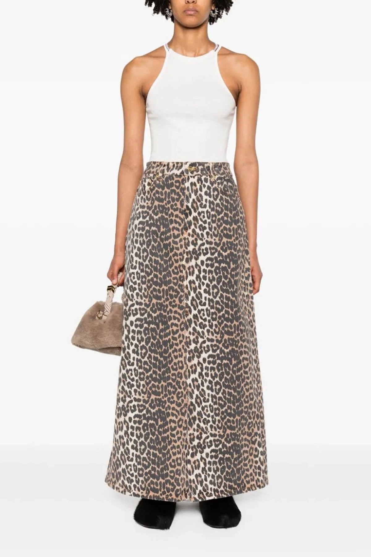Animal print long skirt - 2
