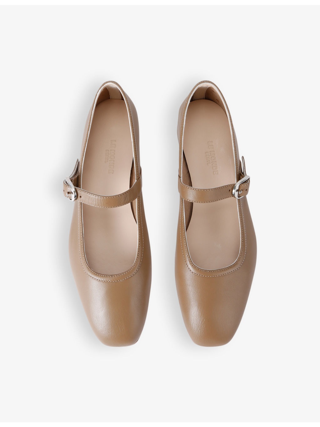 Mary Jane leather ballet flats - 2