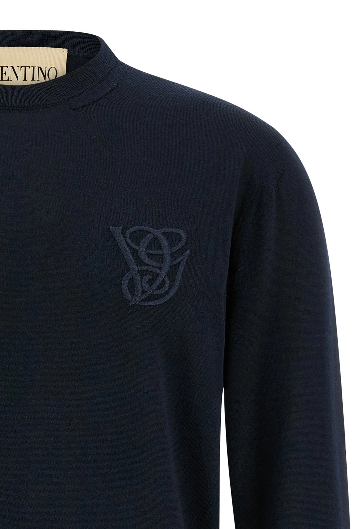 Valentino Garavani logo embroidery sweater - 3