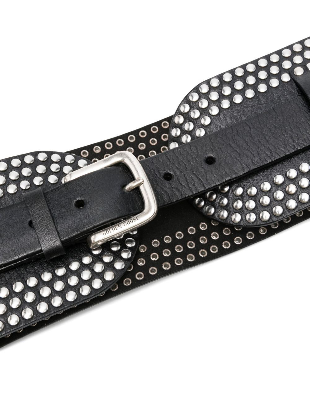 studded leather belt - 2