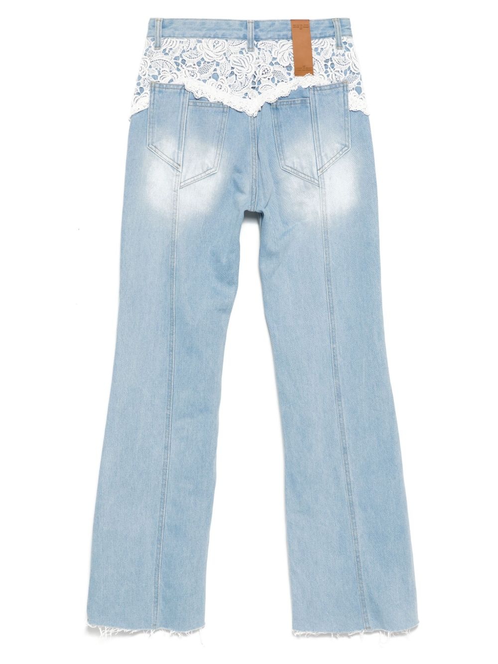 Lace detailing jeans - 2