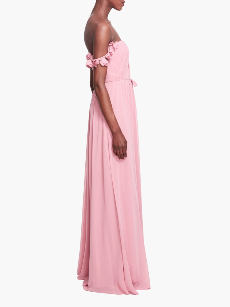 RAVENNA OFF SHOULDER FLORAL GOWN 3