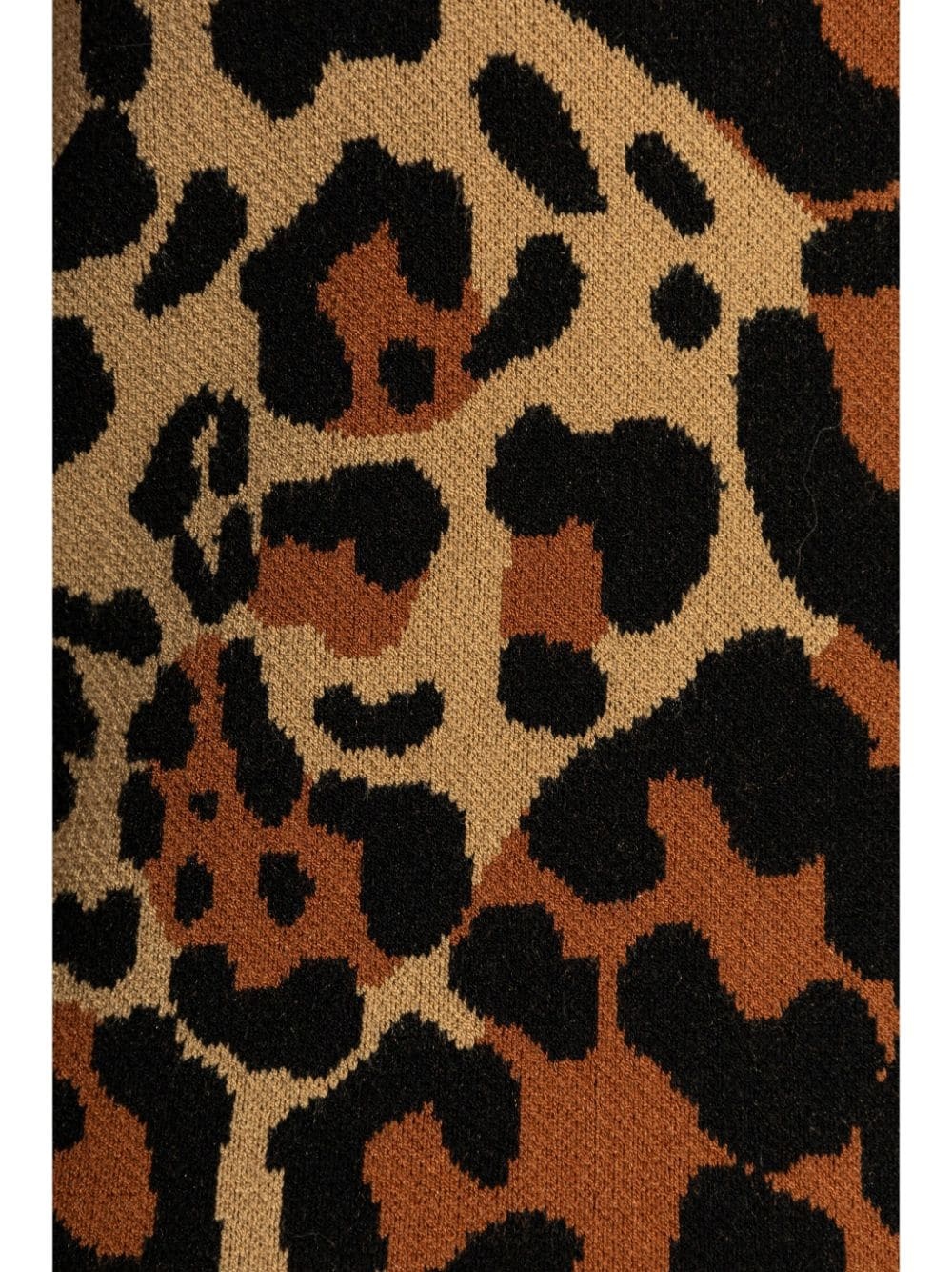 leopard-print knitted top - 5