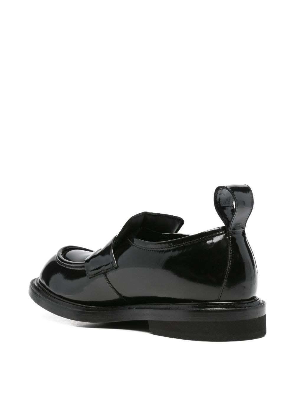 penny-slot leather loafers - 3