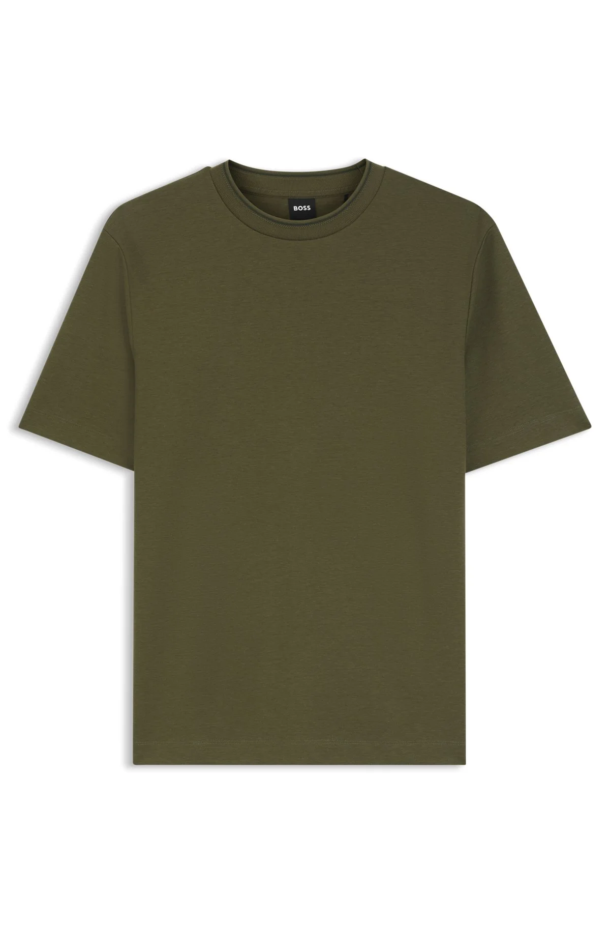 REGULAR-FIT T-SHIRT IN STRETCH COTTON BLEND - 1