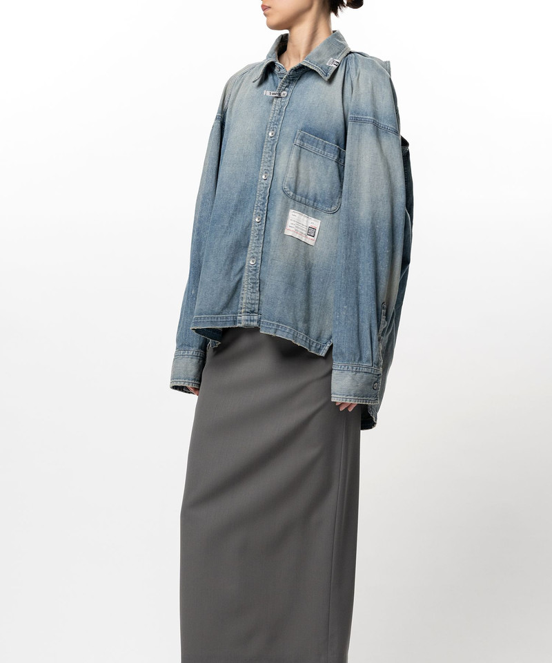 Vest Combined Denim Shirt 12