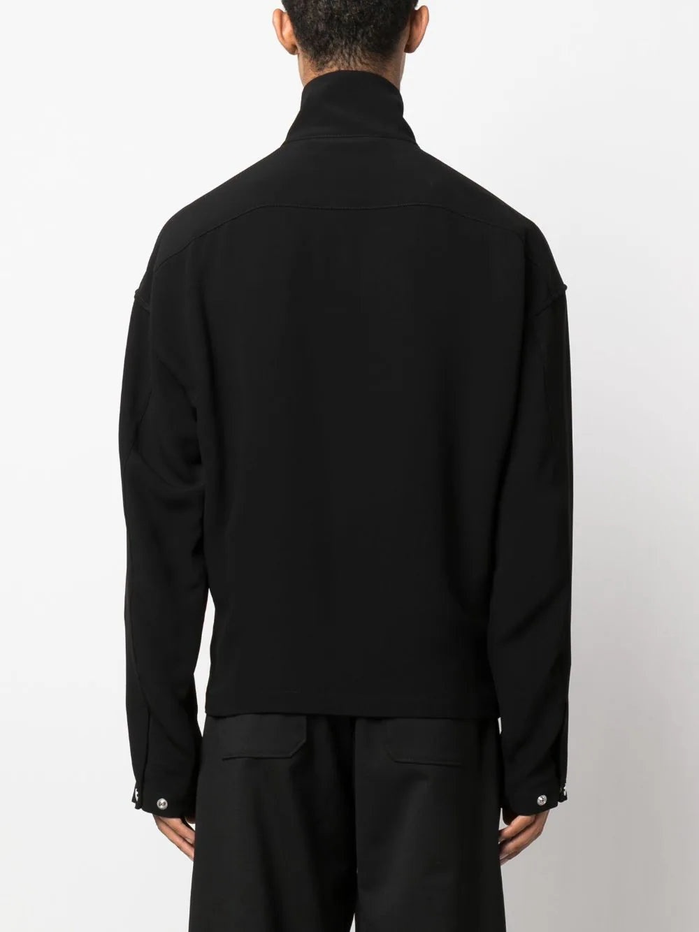 HIGH-NECK ZIPPED JACKET - 4