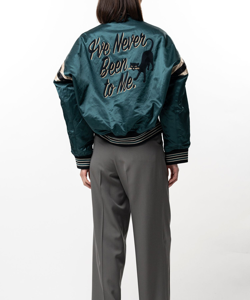 Front Back Combined Denim Jacket 9