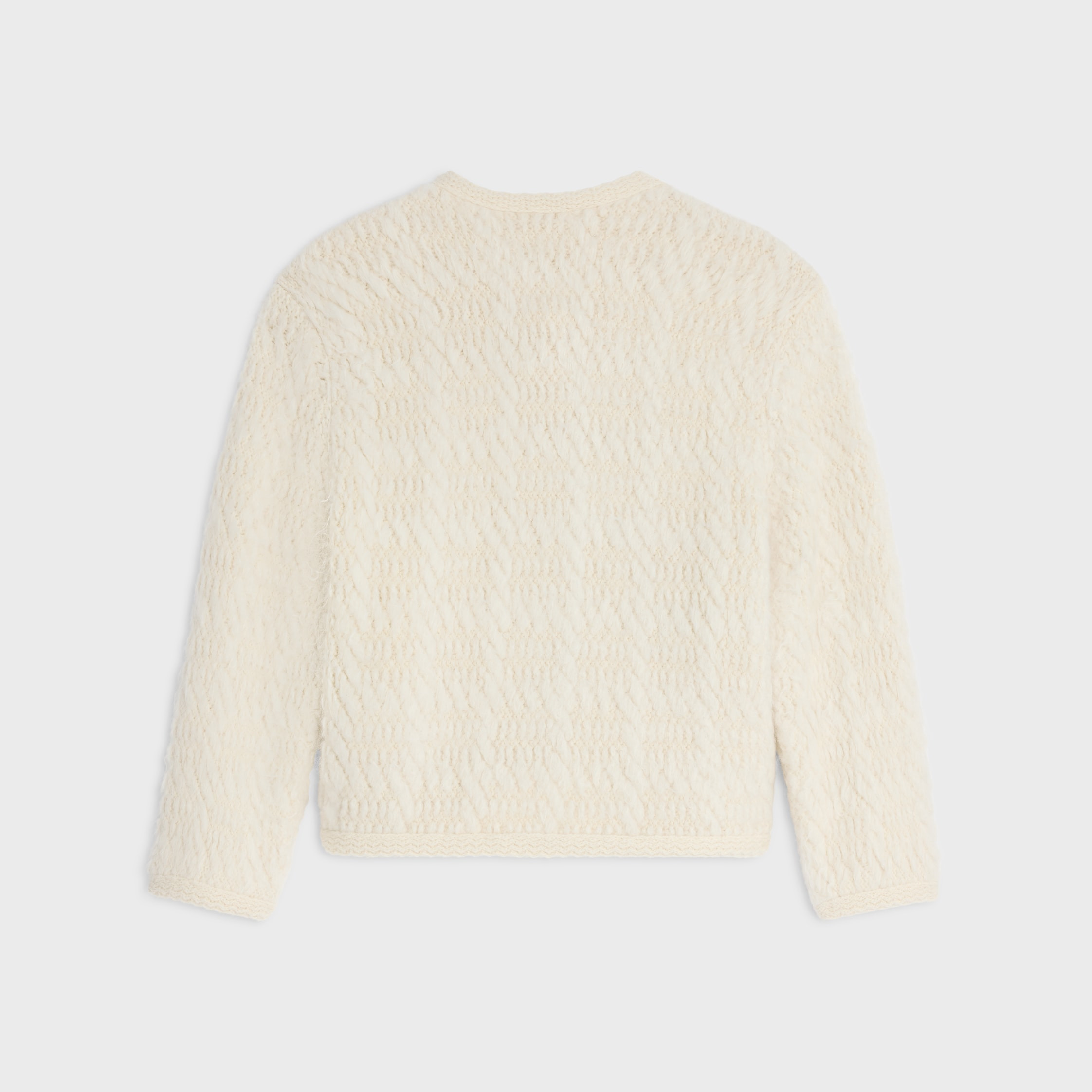 cardigan jacket in alpaca wool - 2