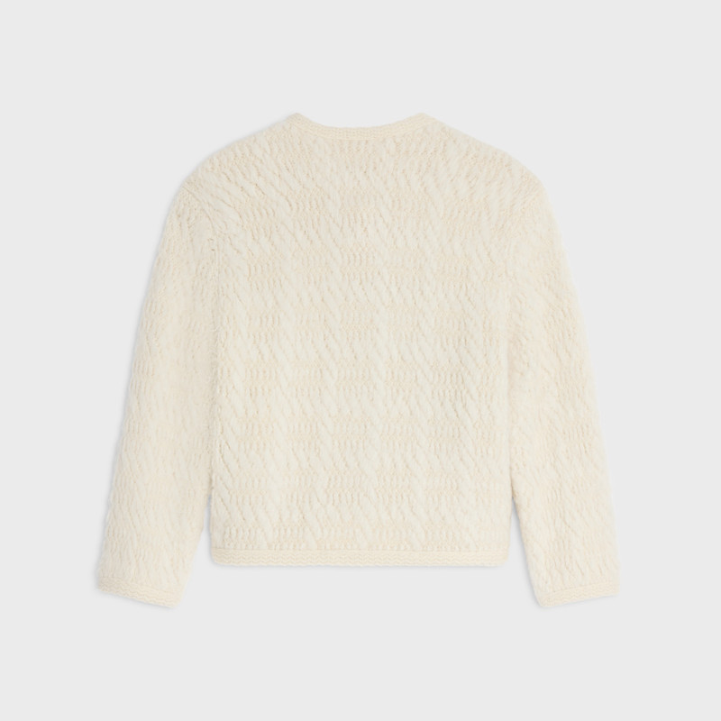 CELINE cardigan jacket in alpaca wool outlook