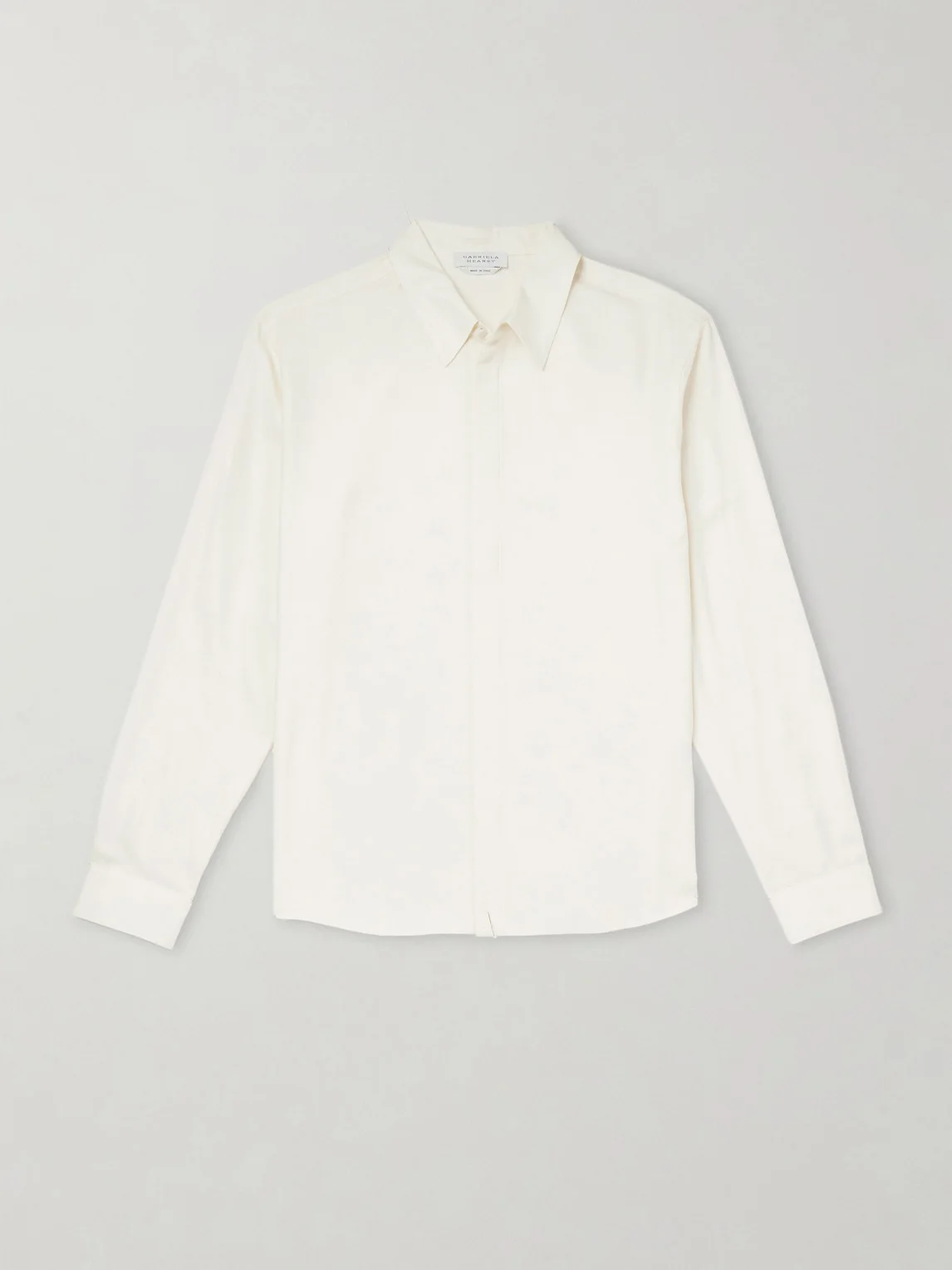 Abbe Cotton and Cashmere-Blend Shirt - 1