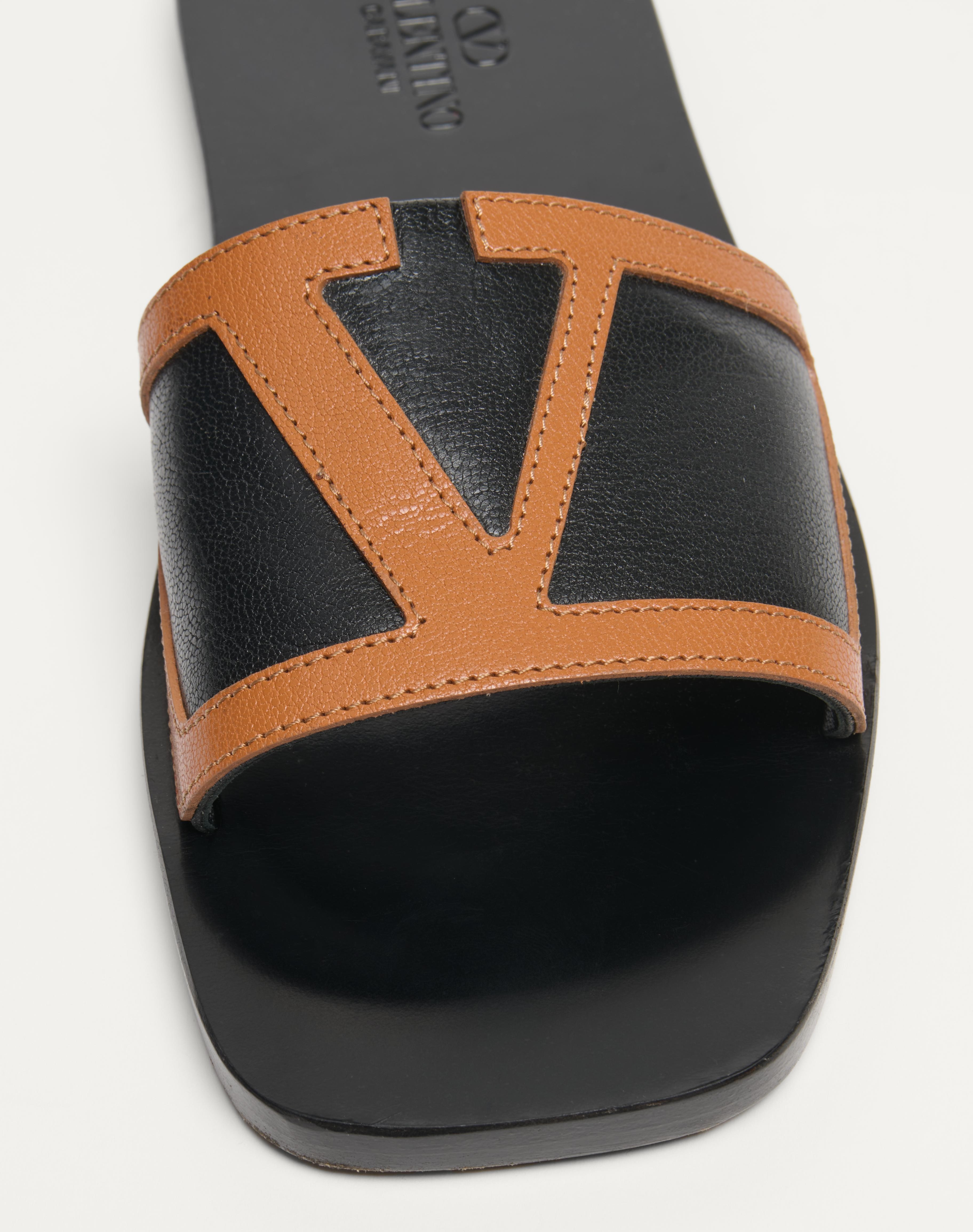 VIVA SUPERSTAR SLIDE SANDAL IN NAPPA LEATHER - 5