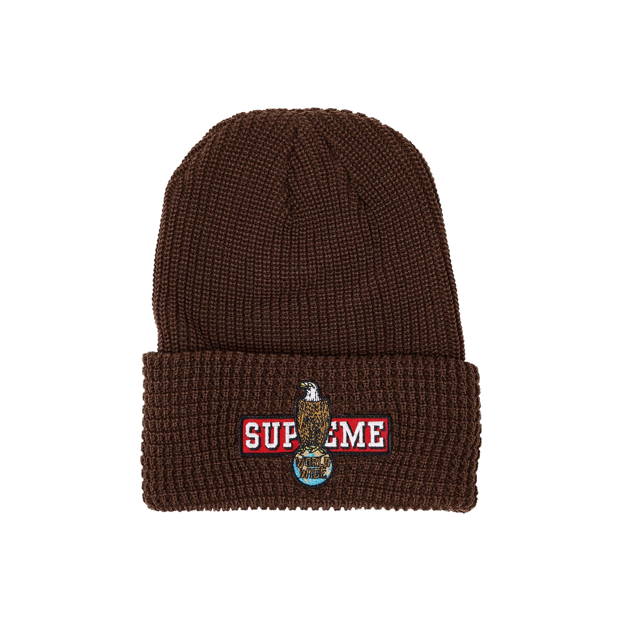 Supreme Eagle Beanie 'Brown' - 1