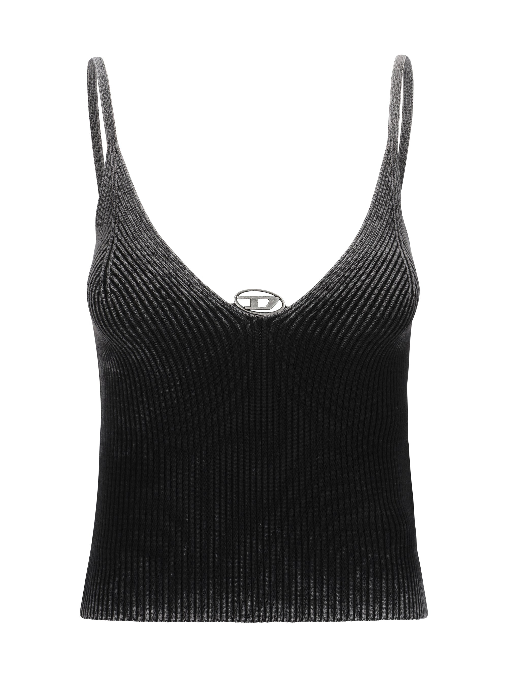 ★DIESEL★ M Leila Sleeveless T-Shirt Black A148420PHAV9XX A Diesel M-LAILA T-SHIRT | wananluxury | REVERSIBLE