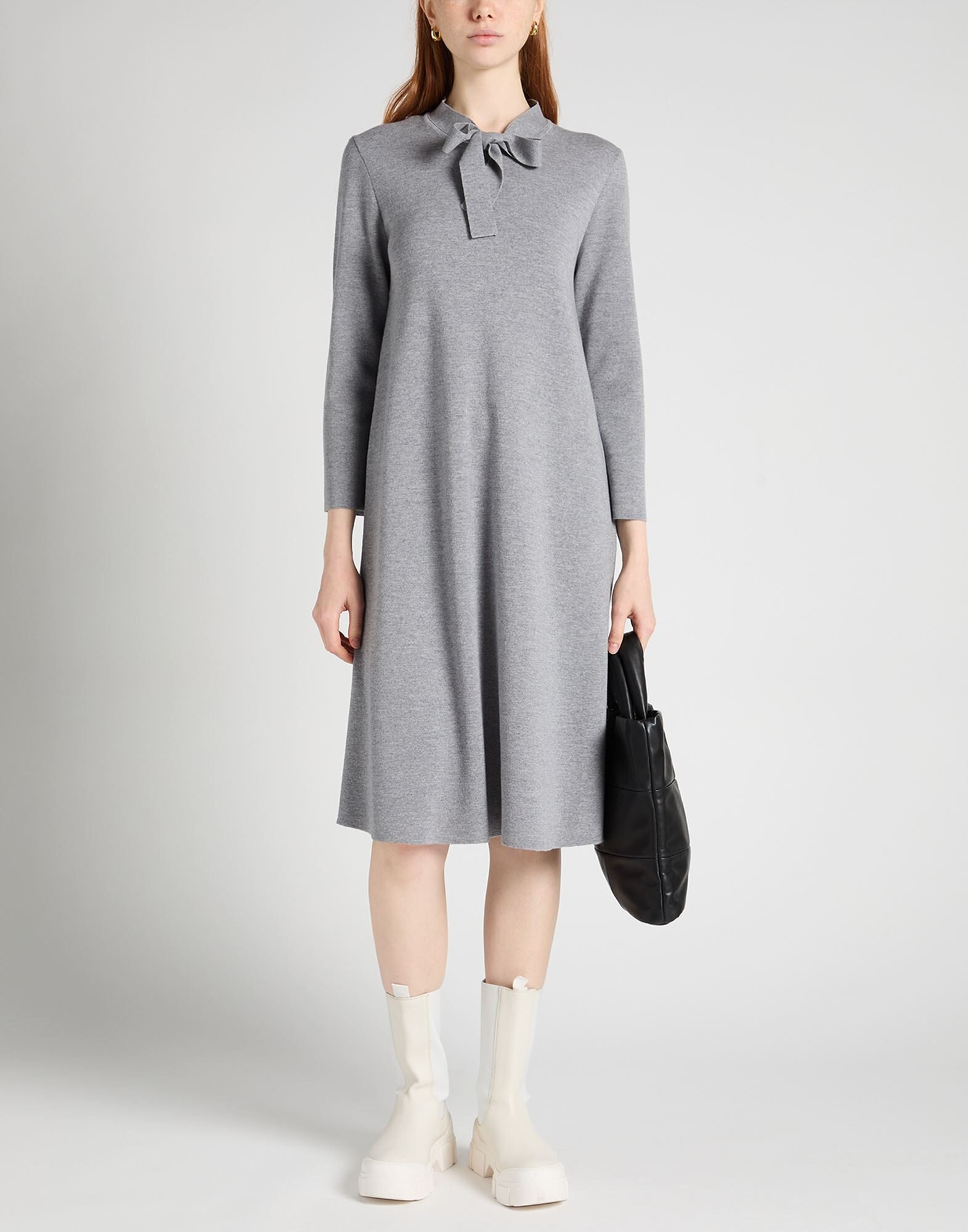Grey Women's Midi Dress - 3