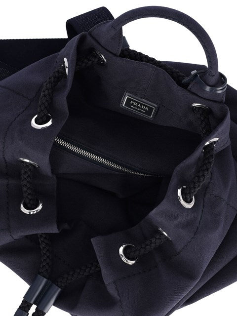 Prada Men Logo Bucket Bag - 4