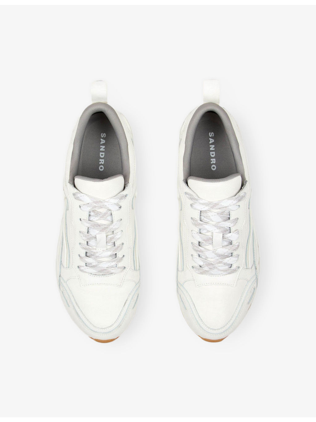 Flame Leather Low-Top Trainers - 3