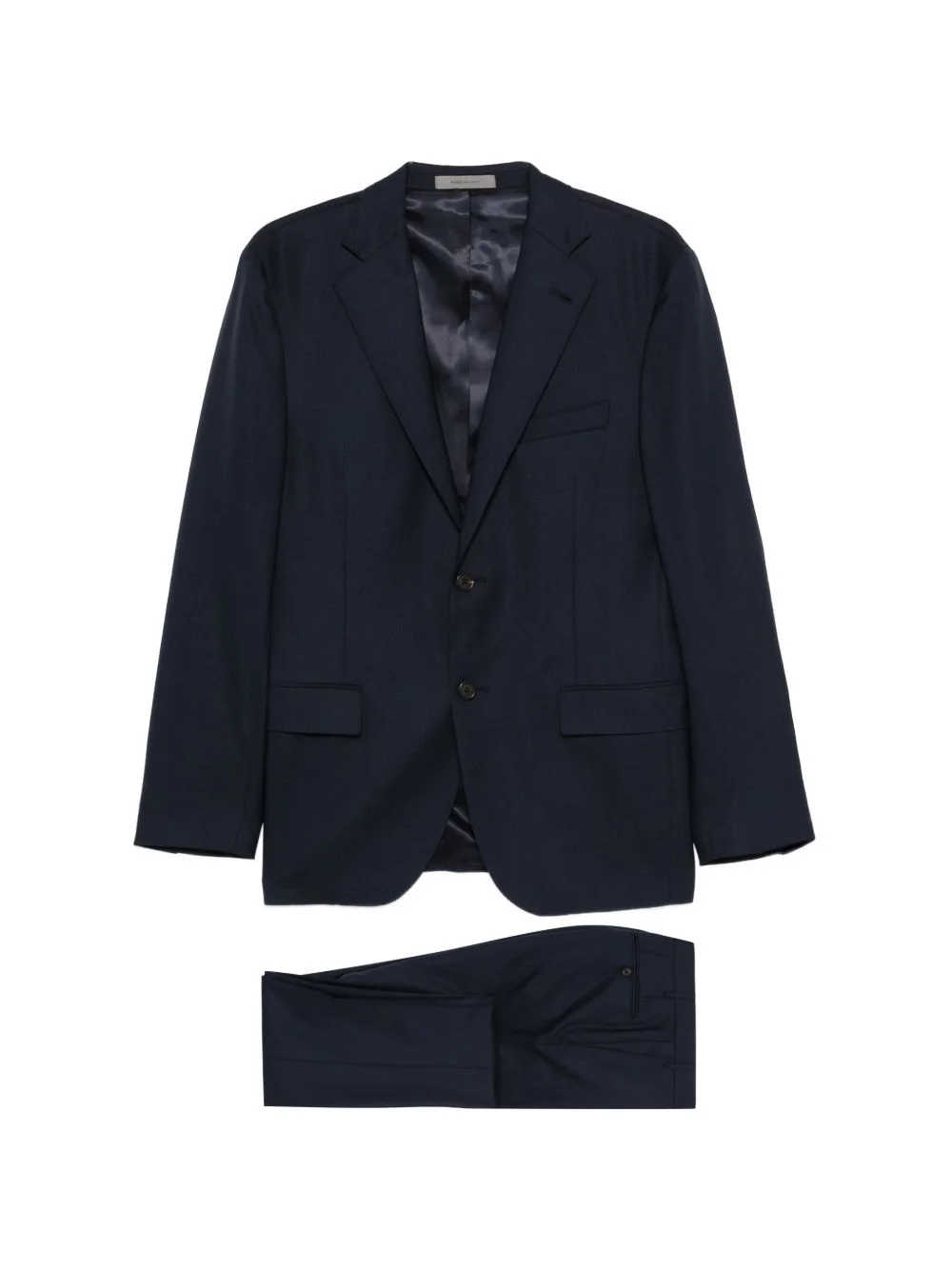 button virgin-wool suit - 1