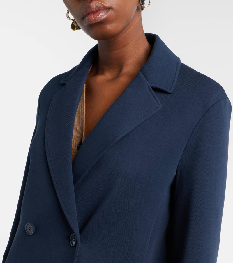 Badia double-breasted cotton-blend blazer 3