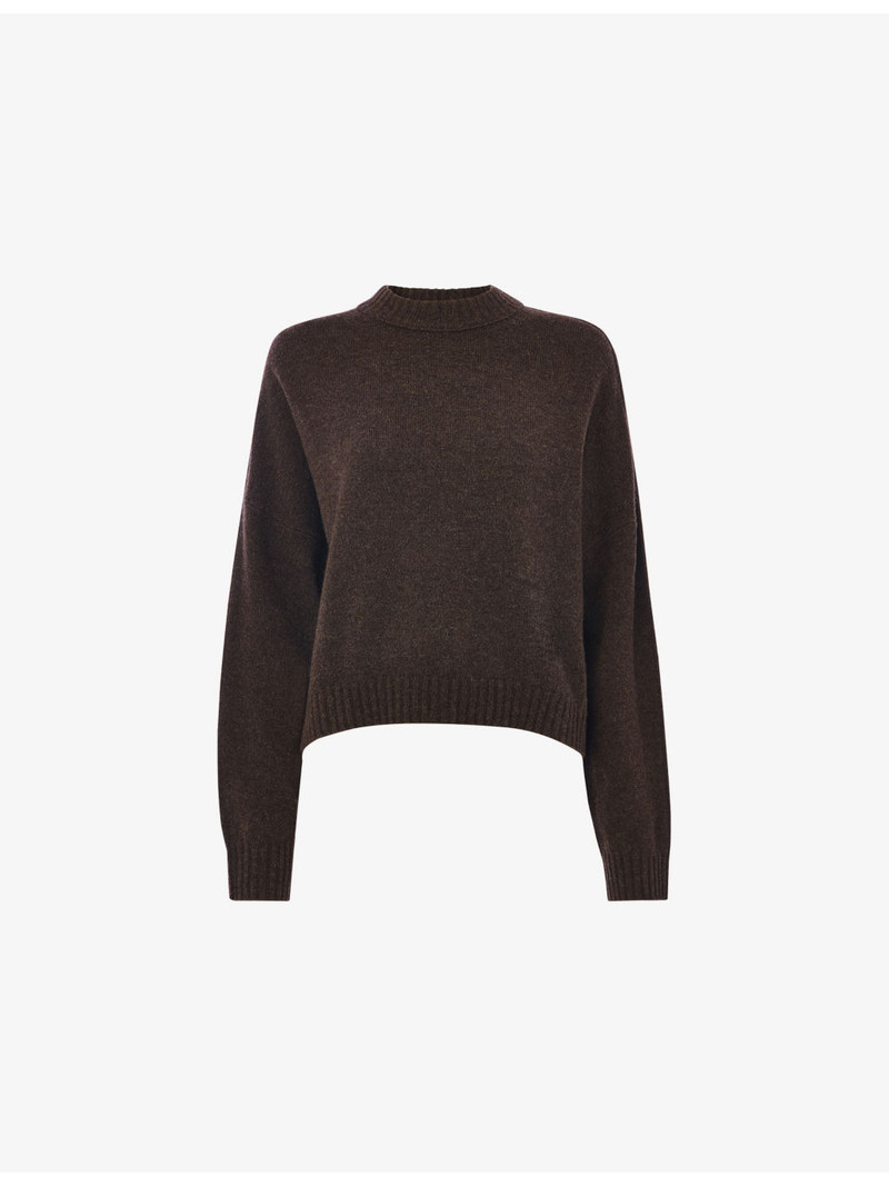 Curved-Hem Regular-Fit Wool Jumper 1