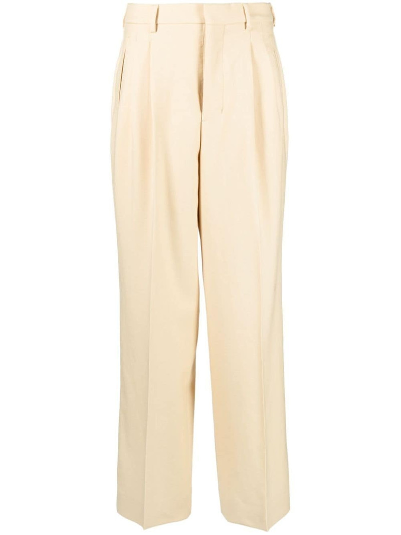 straight-leg virgin-wool trousers 1