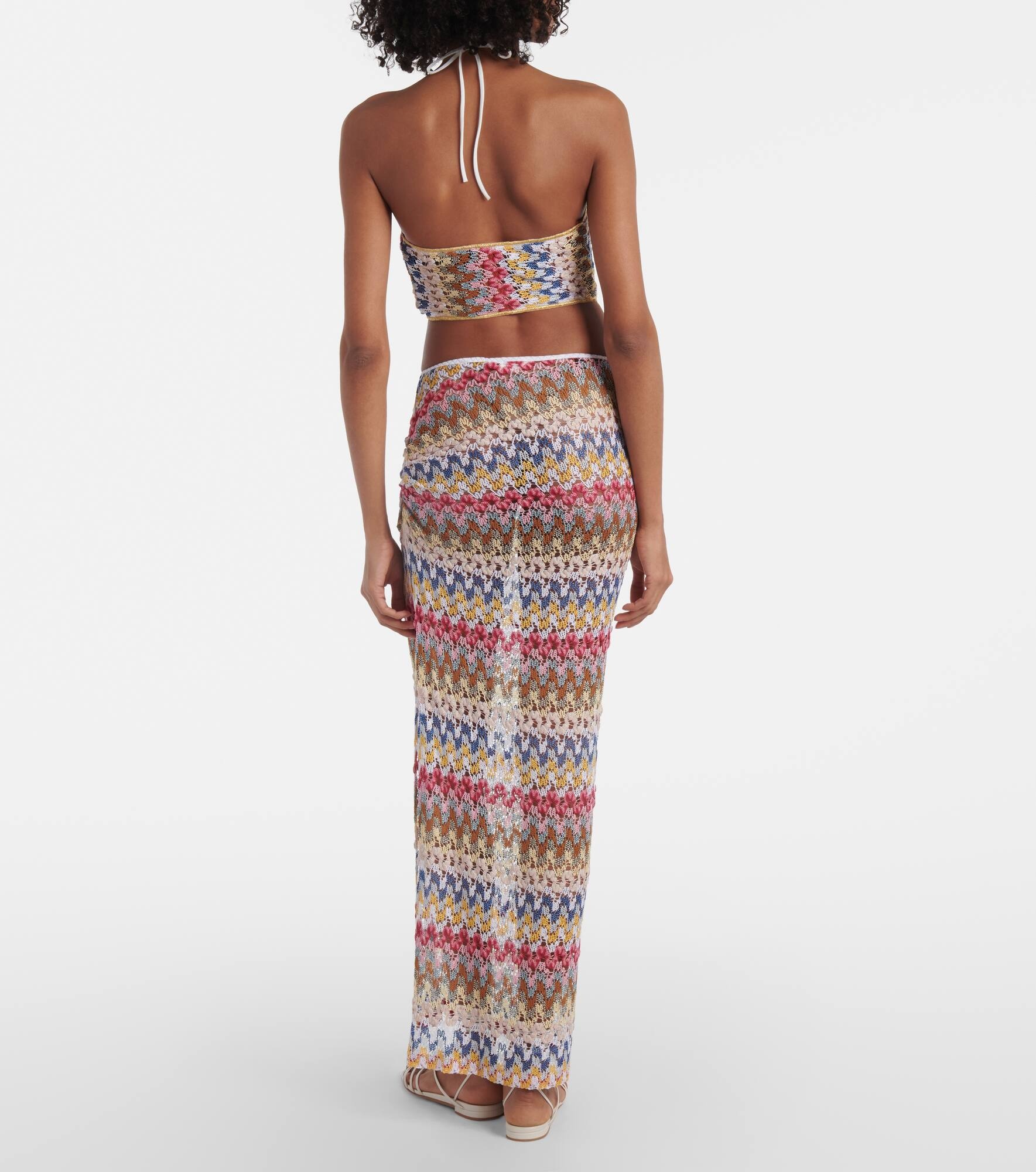 Zig Zag lamé top - 3