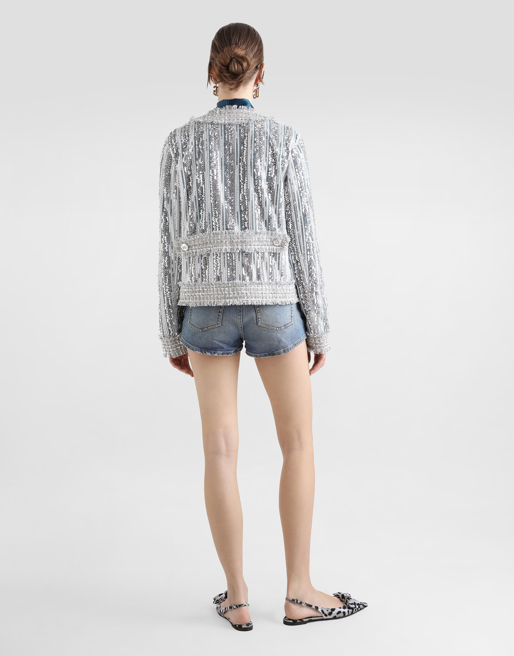 Tulle Gabbana jacket with sequin embroidery - 3