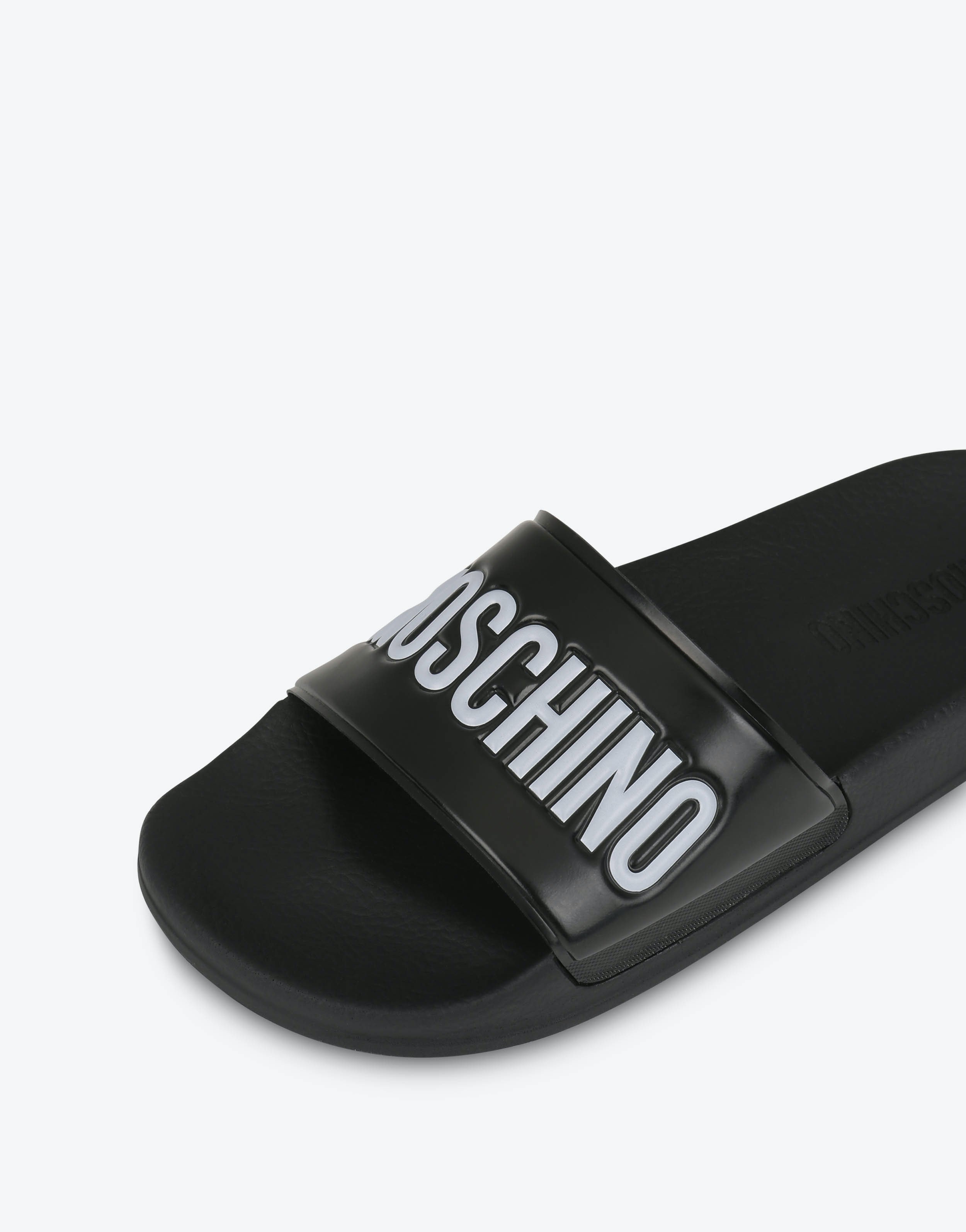 PVC SLIDE SANDALS WITH LOGO - 4