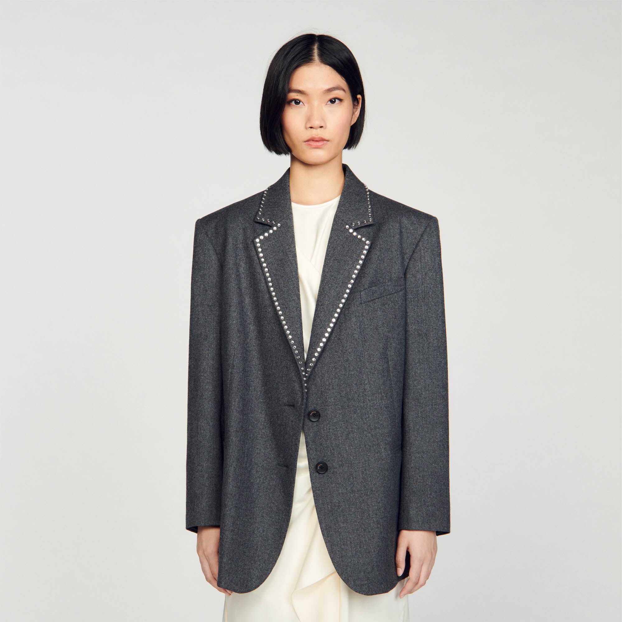 RHINESTONE SUIT JACKET - 5