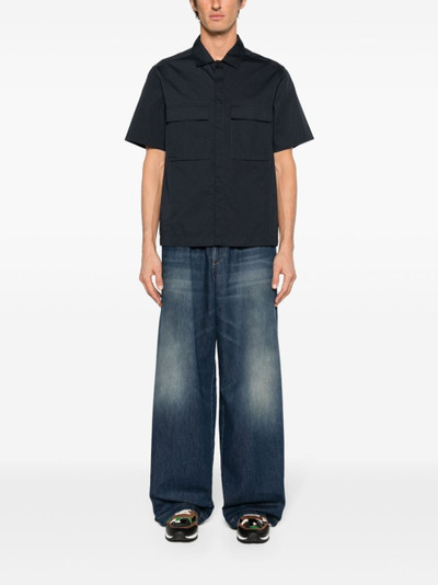 Valentino elasticated-waist wide-leg jeans outlook