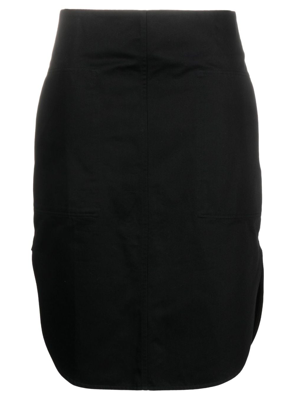 side-slit pencil skirt - 1