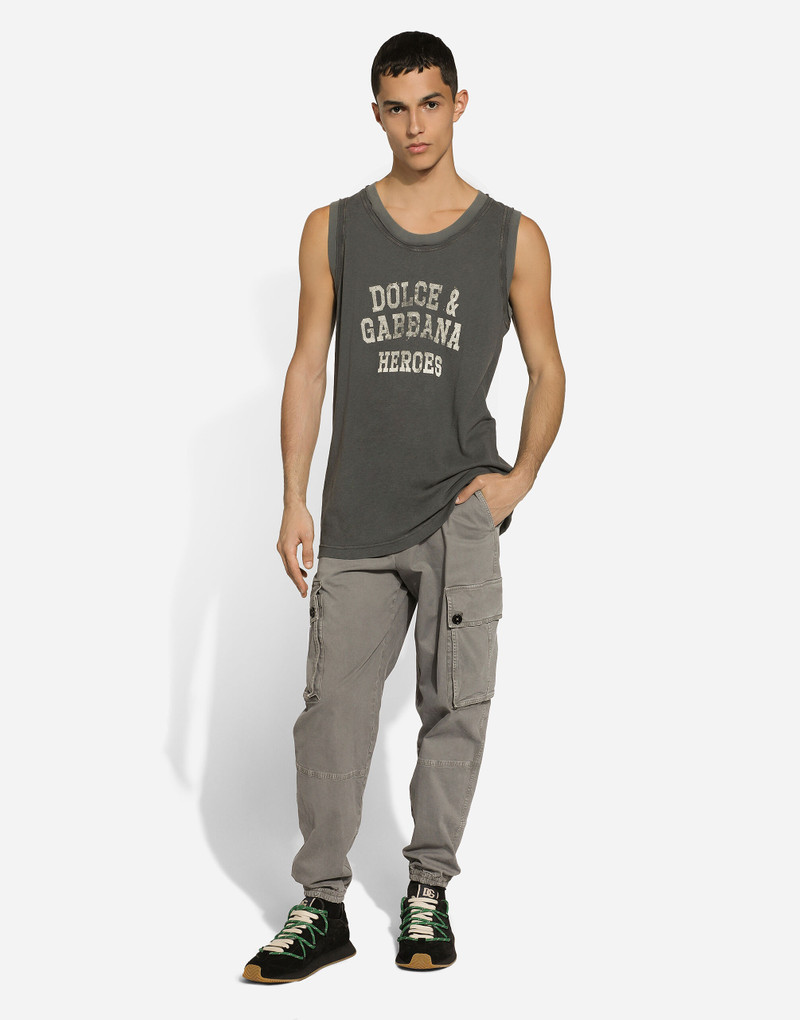 Oversize singlet with Dolce&Gabbana logo 6