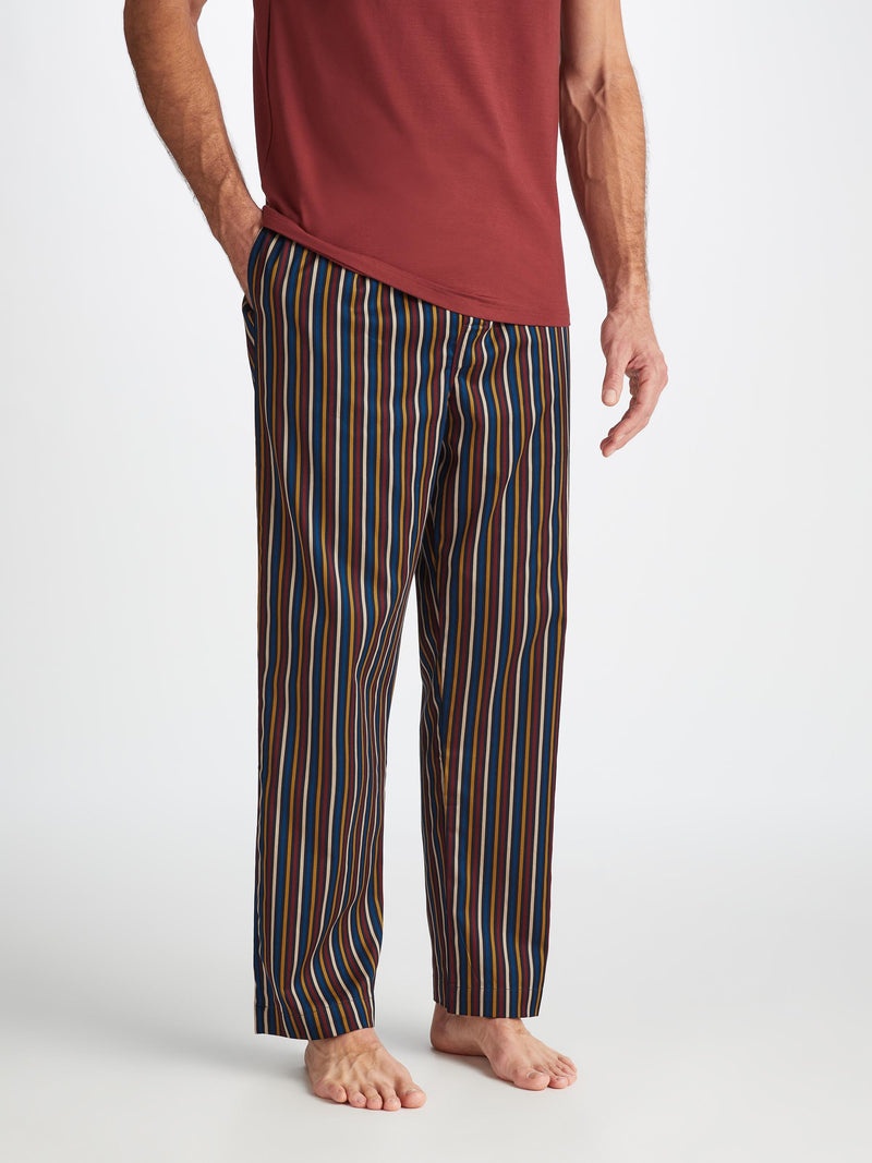 Men's Lounge Pants Wellington 57 Cotton Navy - 2