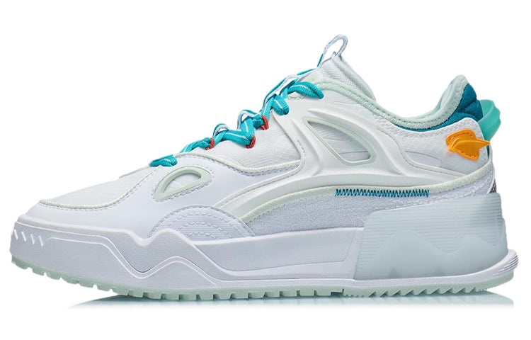 (WMNS) Li-Ning Counterflow Low 'White Green Blue' AGCR290-2 - 2
