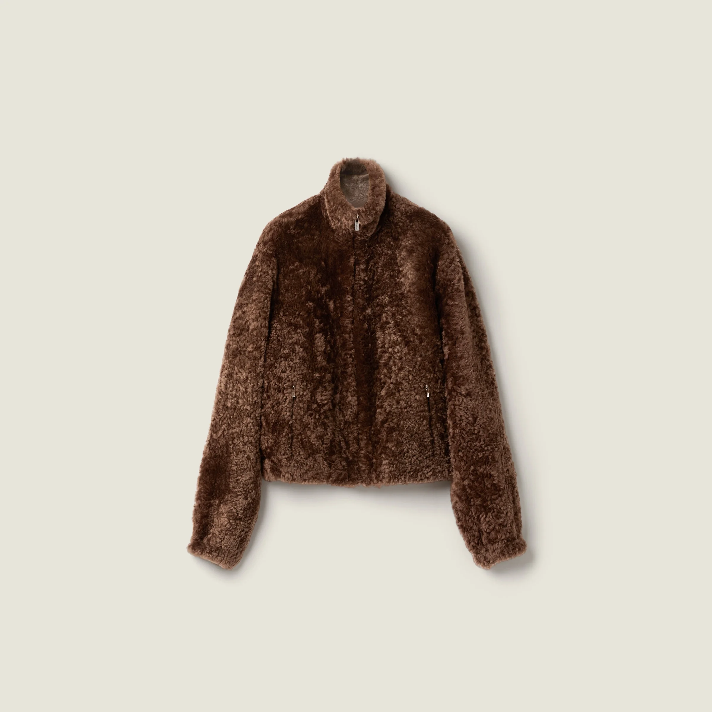 Shearling blouson jacket - 1