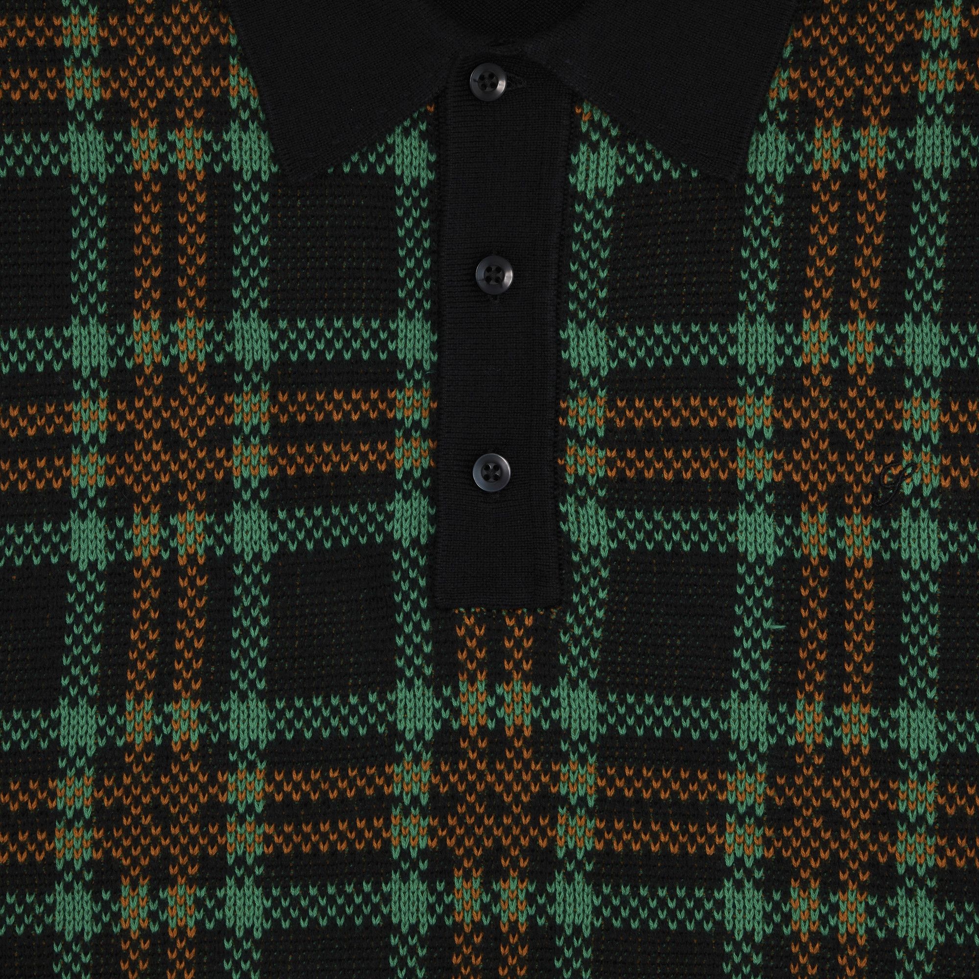 Supreme Plaid Knit S/S Polo 