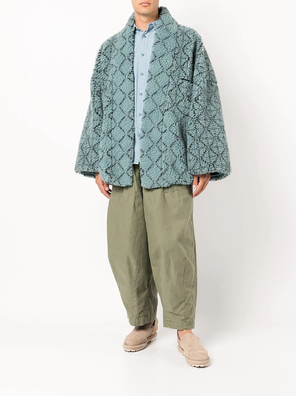 Do-Gi Sashiko fleece kesa jacket - 2