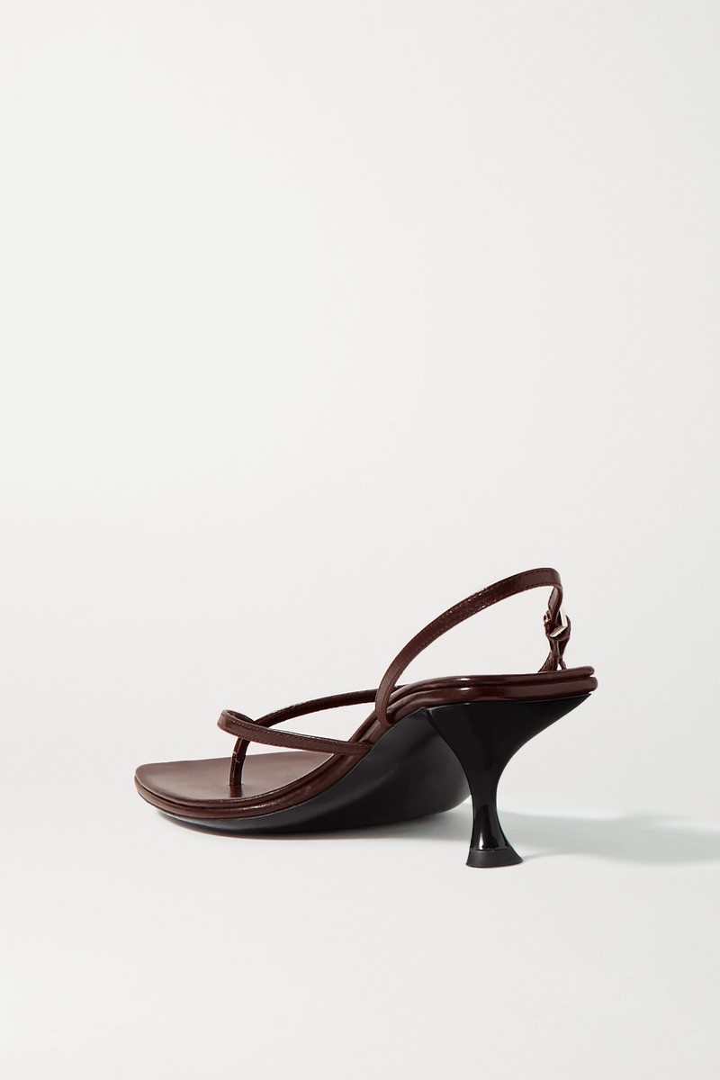 Constance leather slingback sandals 3