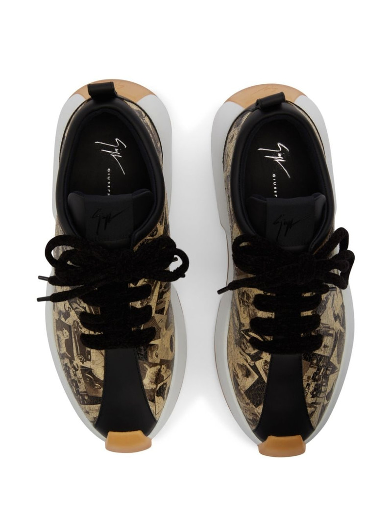Ferox illustration-print sneakers 4