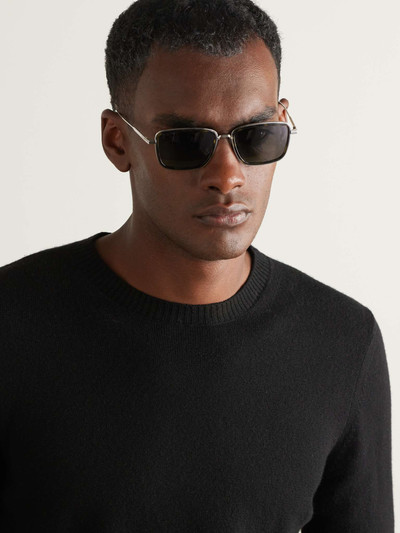 Dior DiorBlacksuit S9U Silver-Tone and Tortoiseshell Acetate D-Frame Sunglasses outlook
