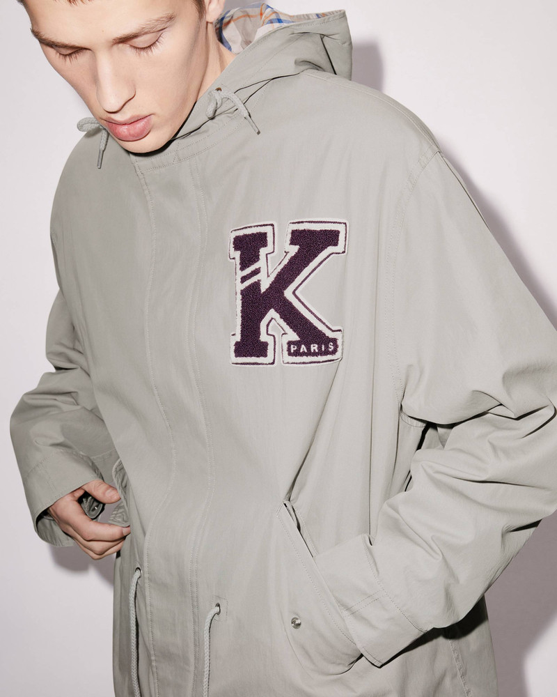 'Varsity' mid-length parka 6