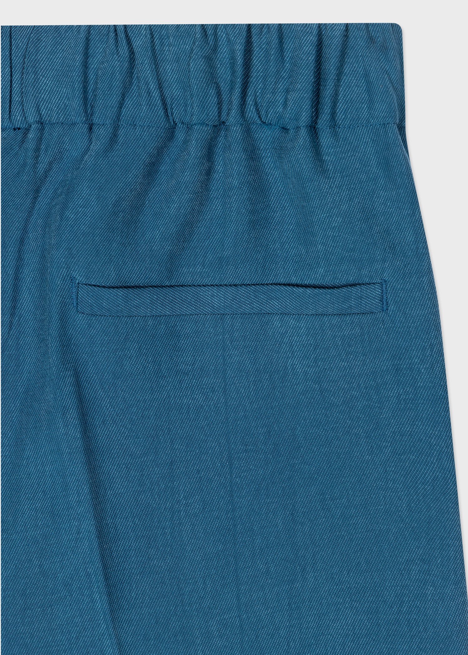 Teal Wide Leg Cropped Trousers - 2