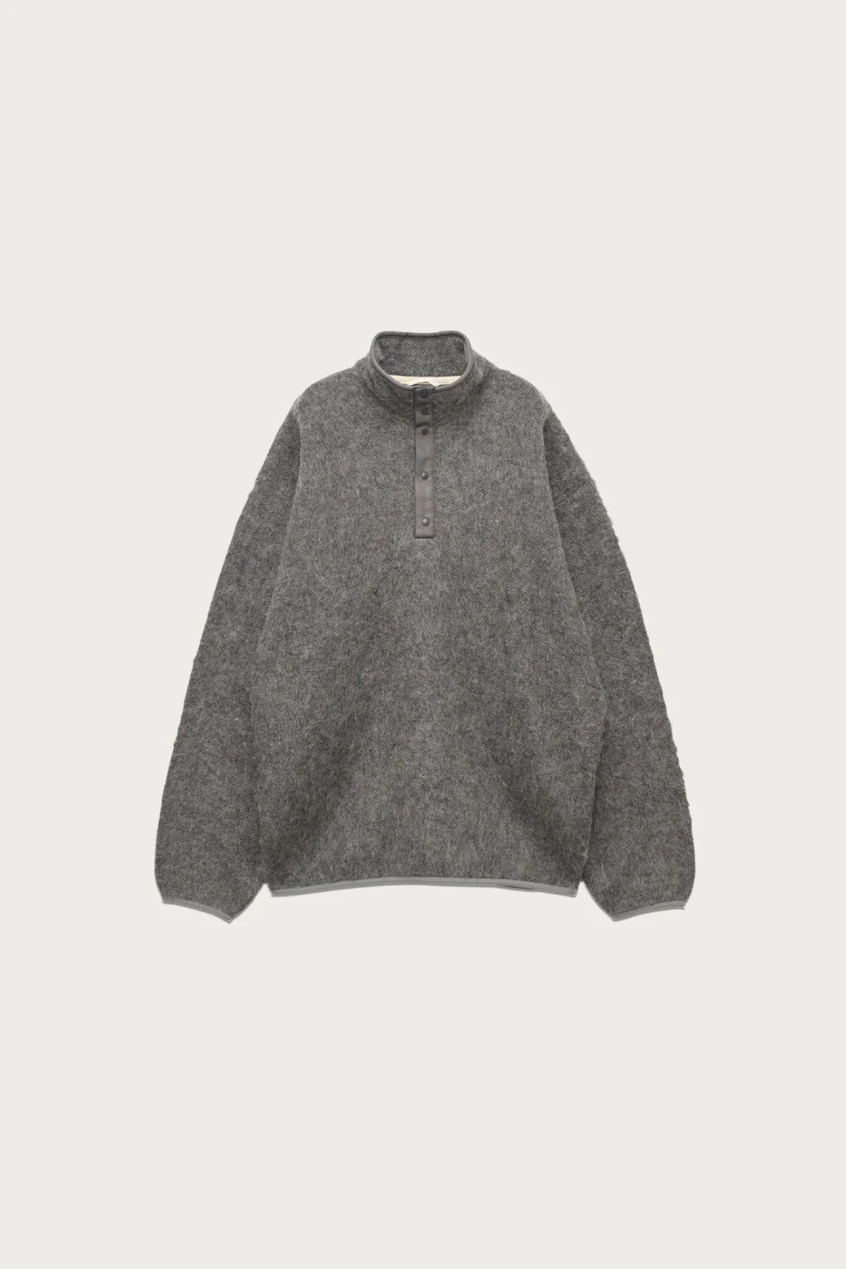 Pullover Mohair Sweater - Heather Grey - 1