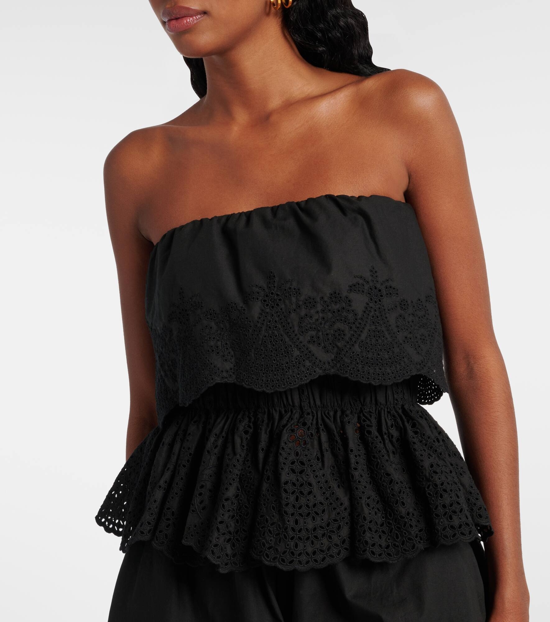Beryl peplum cotton top - 4