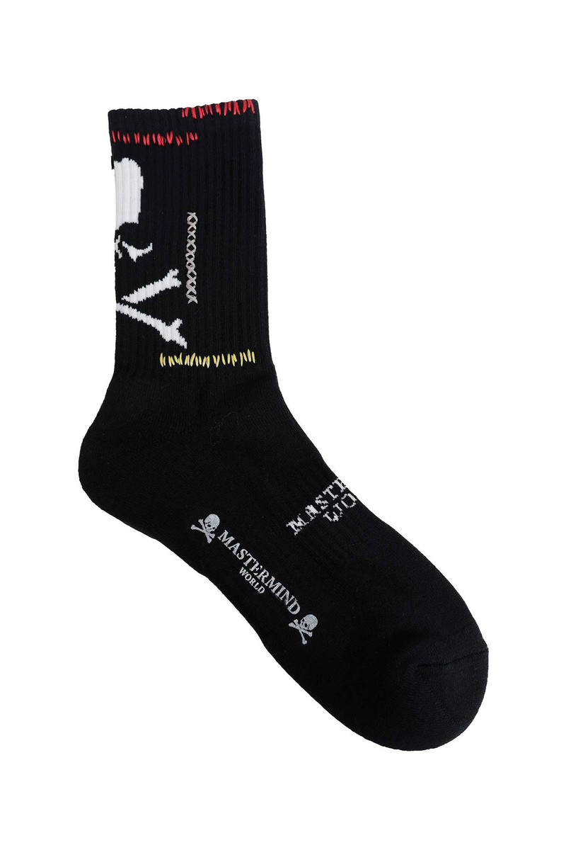 Mv Stitch Ribbed Knit Socks 1